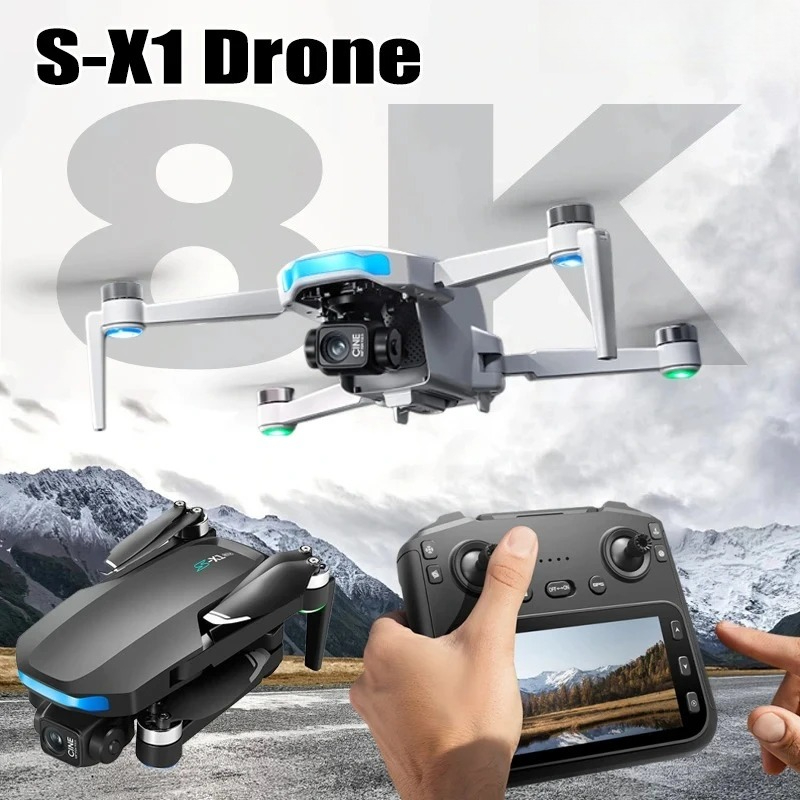 Drone X1 Rc - 오리지널 S-X1 드론 8K HD 전문가용