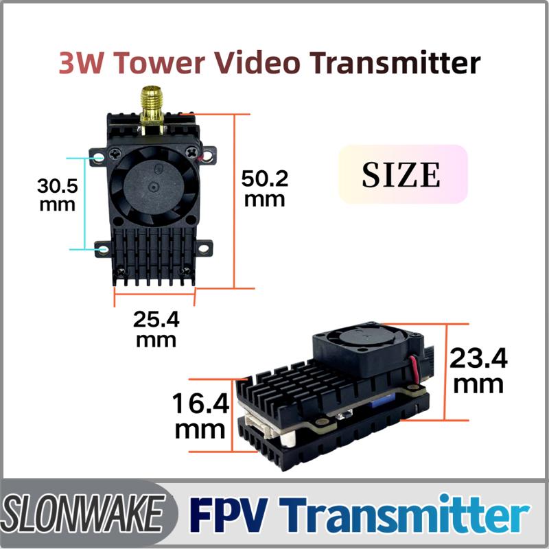 Rc Transmitter Drone - SLONWAKE 5.8G 3000mW 시뮬레이션 VTX FPV