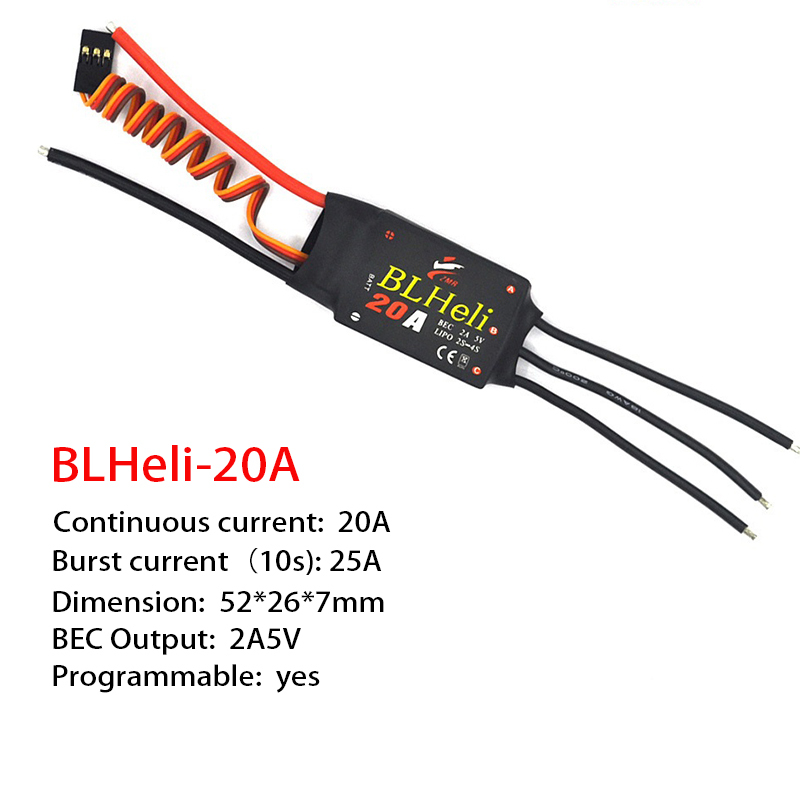 브러시리스 ESC BLHeli 20A 30A 50A,  - Drone Rc Controller 리뷰 및 가격