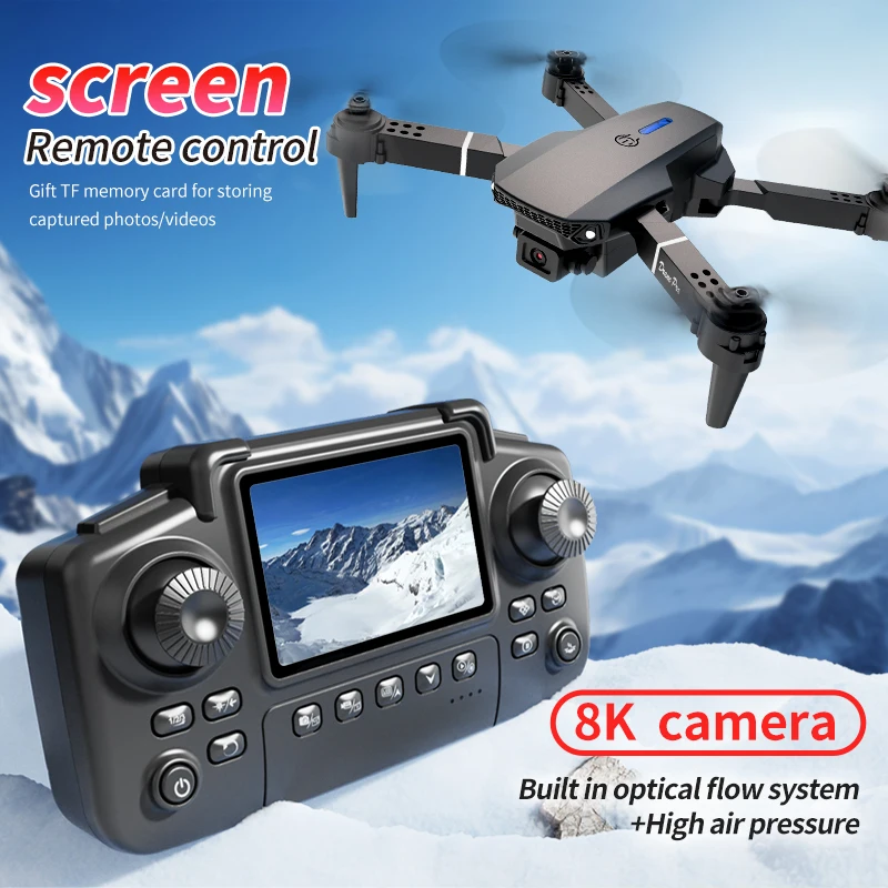 전문 E88 프로 드론 스크린 8K HD 카메라 WiF - Drone Z 리뷰 및 가격
