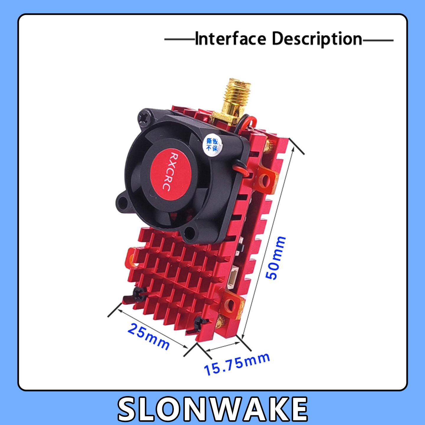 SLONWAKE 5.8G 2W VTX FPV 1800T - Drone Z 리뷰 및 가격