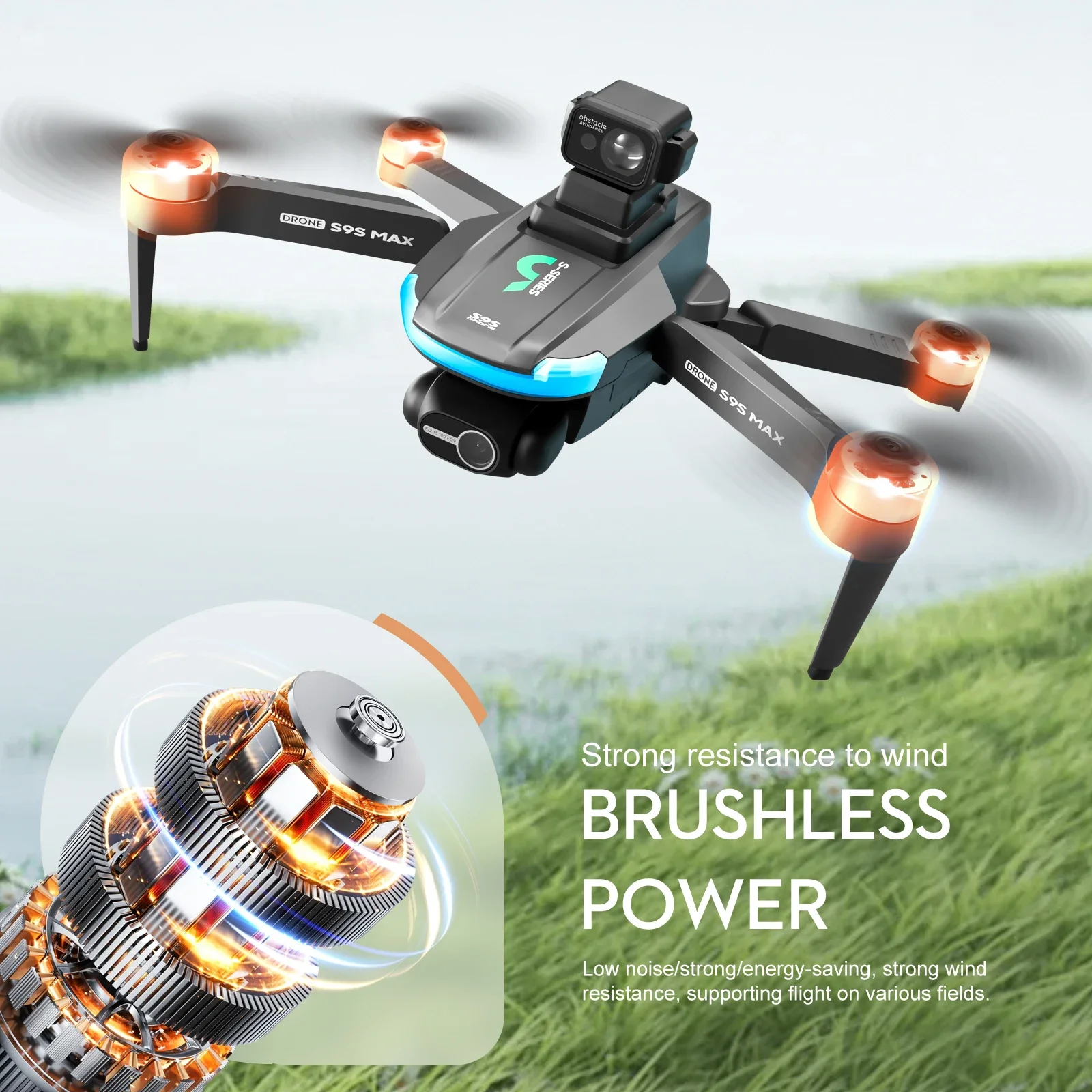 새로운 S9S MAX 미니 드론 4K 2축 PTZ HD - Drone Z 리뷰 및 가격