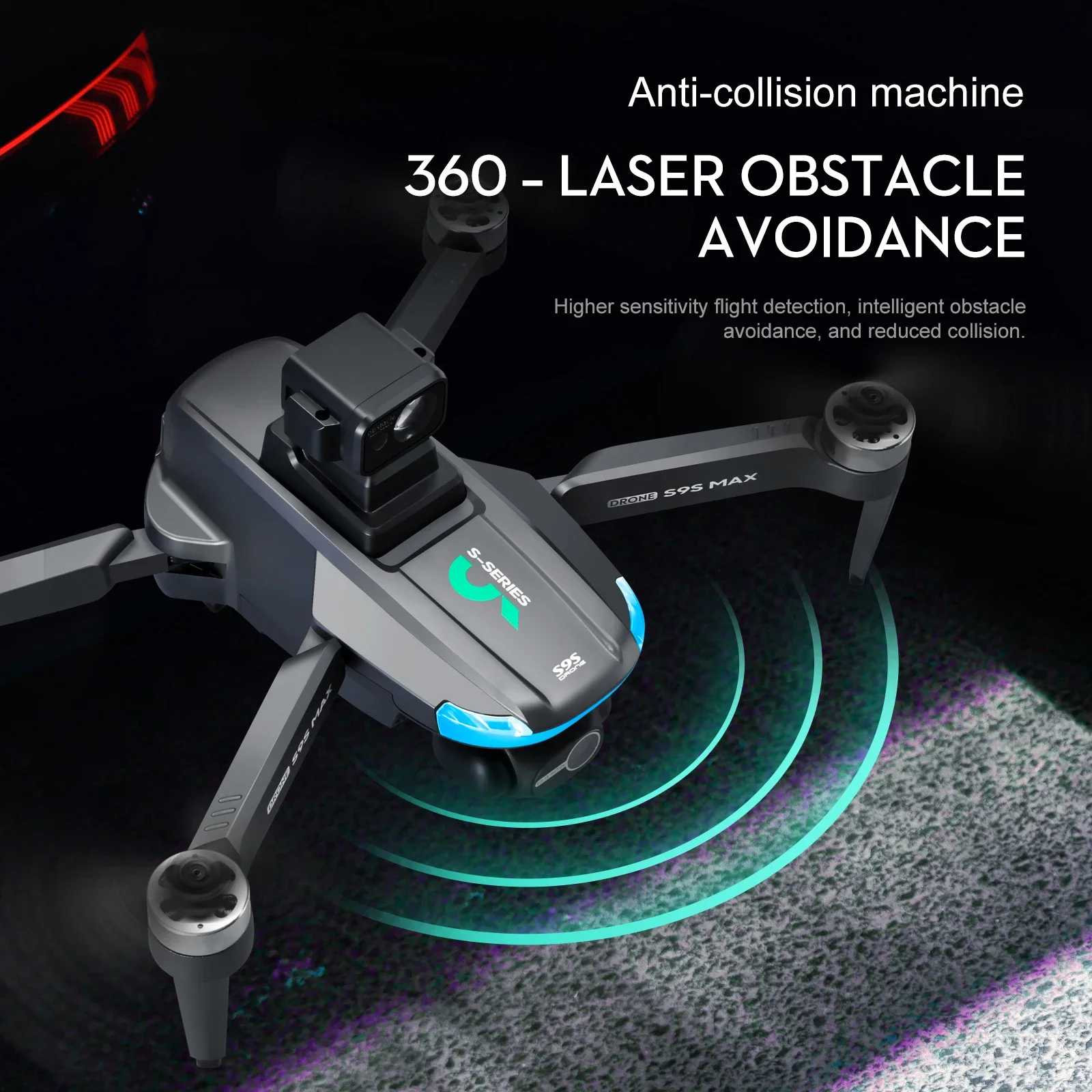 새로운 S9S MAX 미니 드론 4K 2축 PTZ HD - Drone Z 리뷰 및 가격