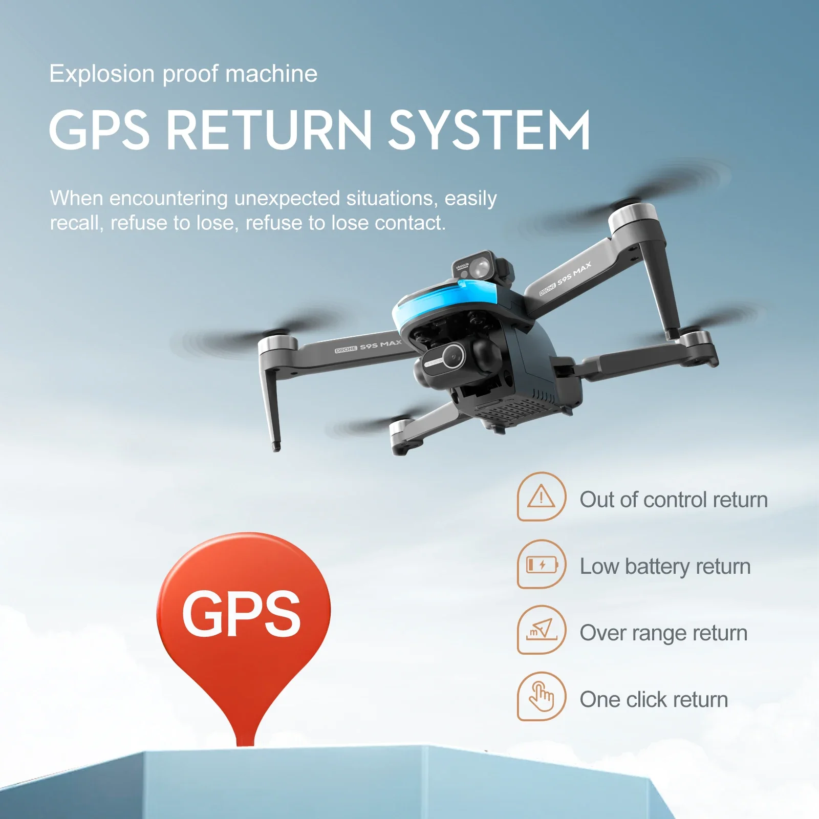 새로운 S9S MAX 미니 드론 4K 2축 PTZ HD - Drone Z 리뷰 및 가격
