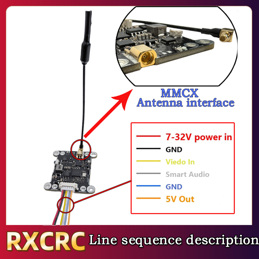 RXCRC 5.8G 모듈 48채널 1.6W VTX 더블 - Rc Transmitter Drone 리뷰 및 가격