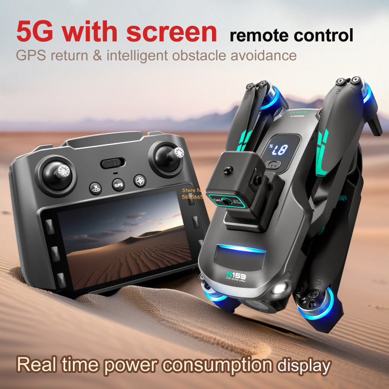 8K 듀얼 카메라 5G WIFI FPV 원격 제어 Qu - Drone Z 리뷰 및 가격
