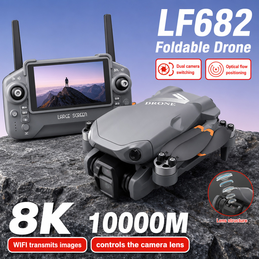 항공 사진 촬영 LF682 드론 8K HD 듀얼 카메라 - Drone Z 리뷰 및 가격