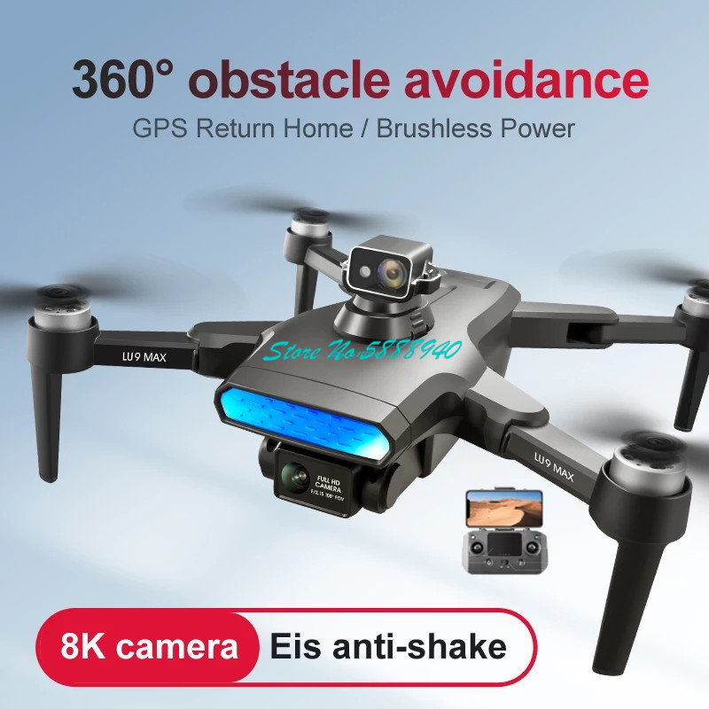 GPS Retuen 브러시리스 360 ° 스마트 장애물 - Drone Rc Fpv Manual 리뷰 및 가격