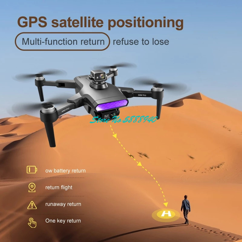 GPS Retuen 브러시리스 360 ° 스마트 장애물 - Drone Rc Fpv Manual 리뷰 및 가격