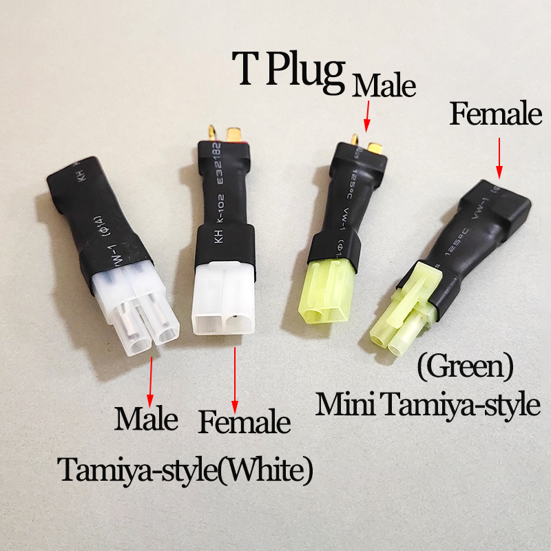 2PCS T 플러그-미니 타미야 스타일 어댑터 RC F - Drone Rc Car Hybrid 리뷰 및 가격